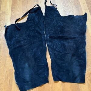 Black Suede Full equestrian CHAPS